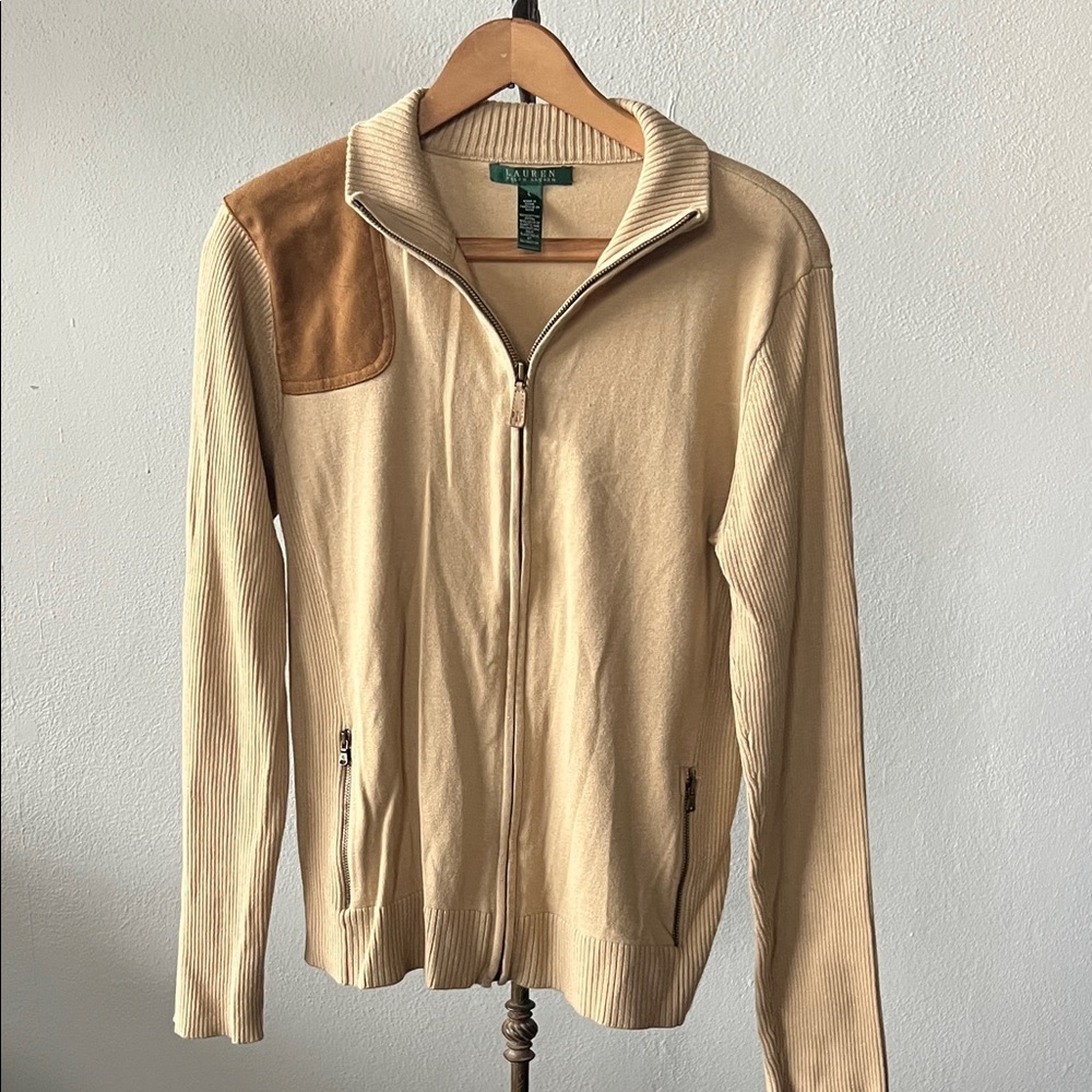 Ralph Lauren LRL Zip Sweater Size Large